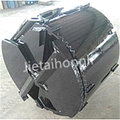 ποιότητας  Double Bottom Sand Soil Drilling Bucket Core Barrel With Auger Teeth Rotary Εργοστάσιο