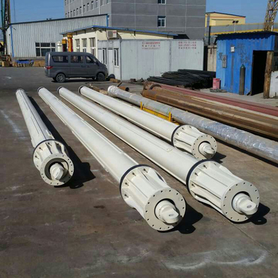 Casagrande Soilmec Bauer IMT που ενδασφαλίζει το φραγμό του Kelly για το έδαφος βράχου, βαρύς φραγμός του Kelly συναρμολογήσεων βράχου