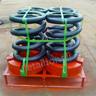 60Si2Mn άνοιξη 70KGS O50*400*410 απόσβεσης εργαλείων φραγμών του Kelly